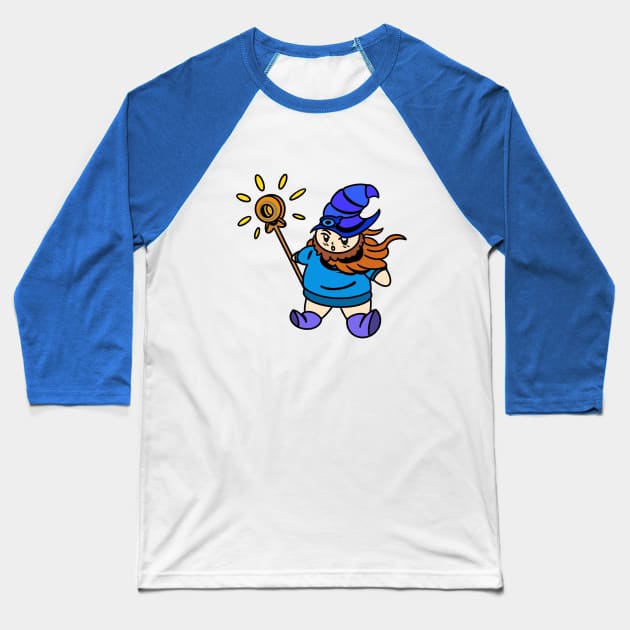 Little magician boy Baseball T-Shirt by Andrew Hau